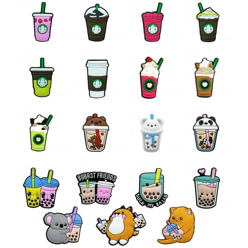 Coffee croc on sale charm