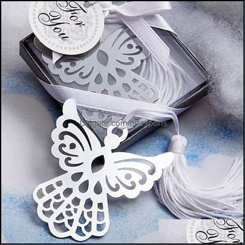 Bookmark Holy Guardian ANGEL Alloy Tassels Stationary Christening Wedding Gift