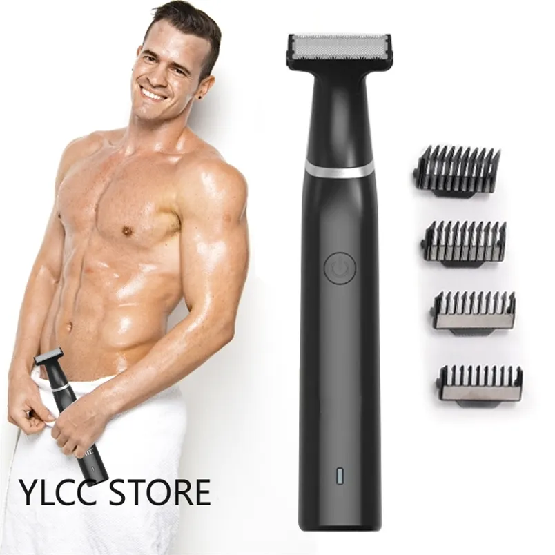 Kasık Saç Düzeltici Erkekler için Elektrikli Kasık Vücut Saç Tıraş Makinesi Topları için Hassas Özel Parçalar Ultimate Erkek Hijyen Jilet 220815