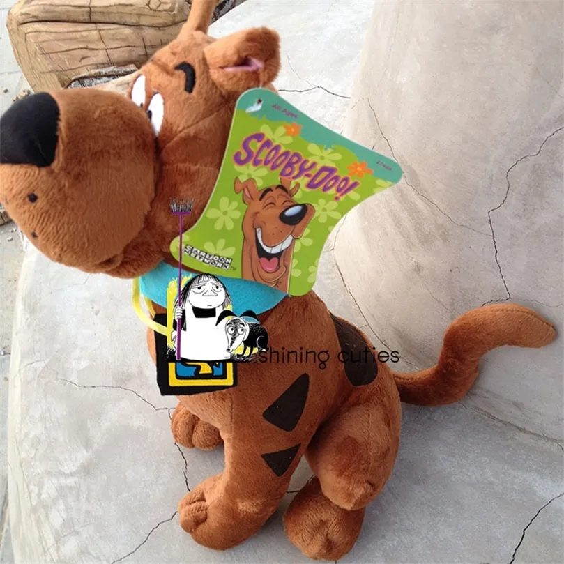 Original usa 35 cm scooby doo hund söt mjuk fylld plysch leksak doll födelsedag gåva barn baby pojke gåva lj201126