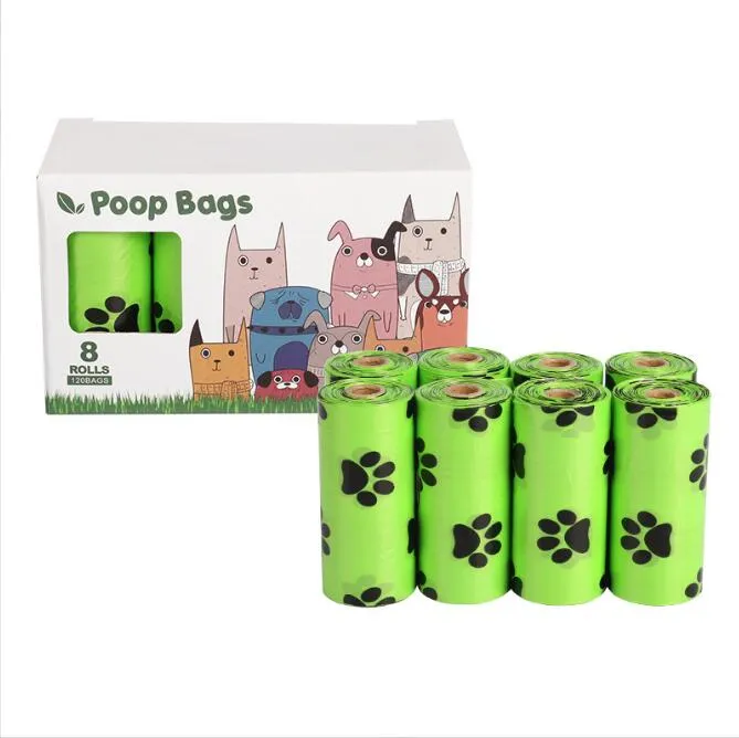 18 rotoli di sacchetti di cacca di cane da compagnia, sacchetti di cacca di  cane biodegradabili, sacchetti di raccolta della spazzatura Extra-spessi