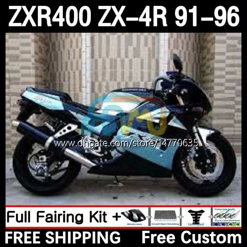 Набор для корпуса для Kawasaki Ninja ZXR 400 CC ZX-4R ZXR400 91 92 93 94 95 96 Cowling 12DH.3 ZX4R 400CC ZX 4R ZXR-400 1991 1992 1993 1994 1995 1996