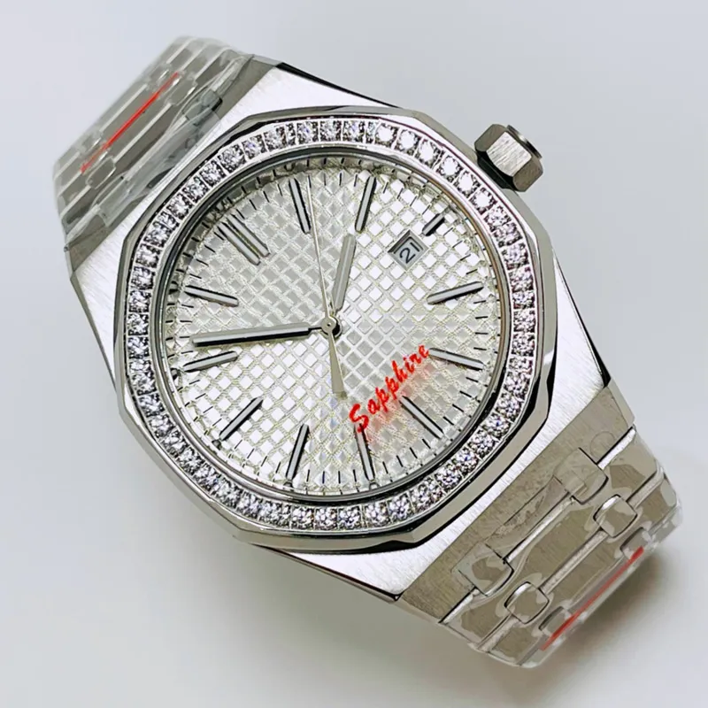 Движение Audemar Pieceut Bezel Автоматические мужские мировые часы 42 -мм механические водонепроницаемые часы модные бизнес -часы Montre de Luxe Watch для мужчин