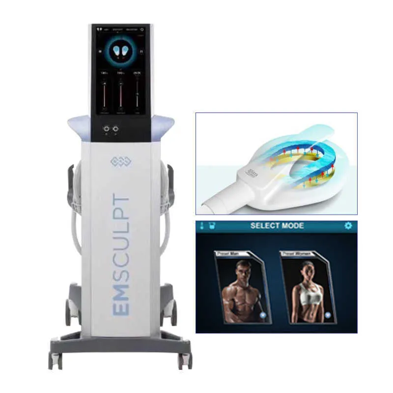 Wir bewirken EMS-Skulptions-Körperformungsmaschine Hi-emt Muskeln Abschleiftungsmaschine aufbauen Muskelfett reduzieren Gewichtsverlustgriffe
