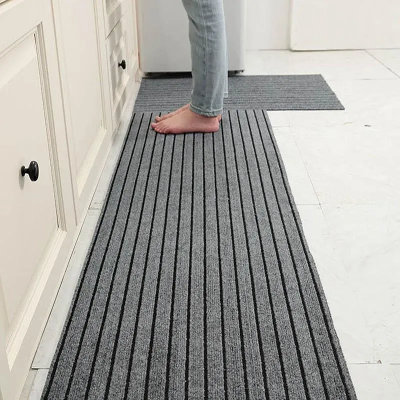 Tapetes de cozinha longa para piso Japão anti-deslizamento de banho de entrada da porta de entrada da sala de estar de quarto tapetes de listra carpetes de carpetes