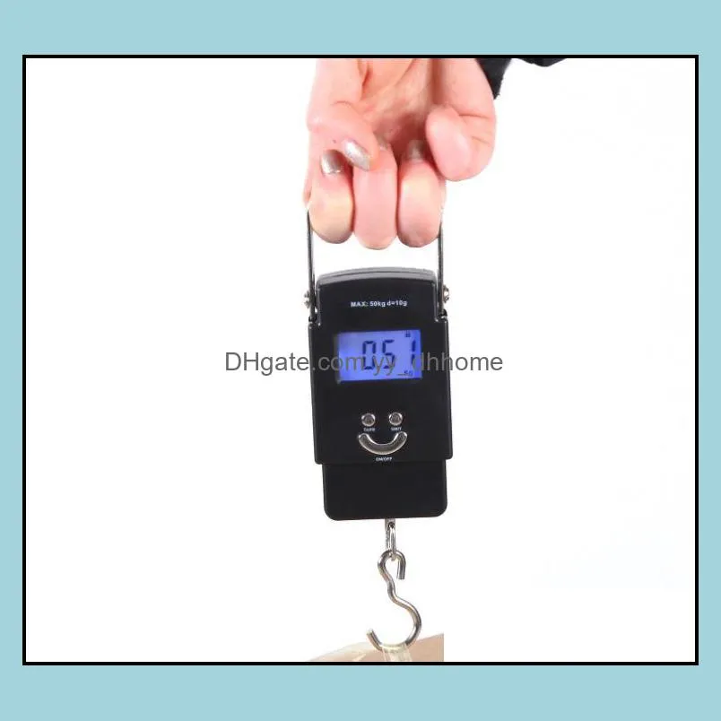 high-precision portable mini small electronic scale luggage express kong hook hanging said electronic-scale sn4292