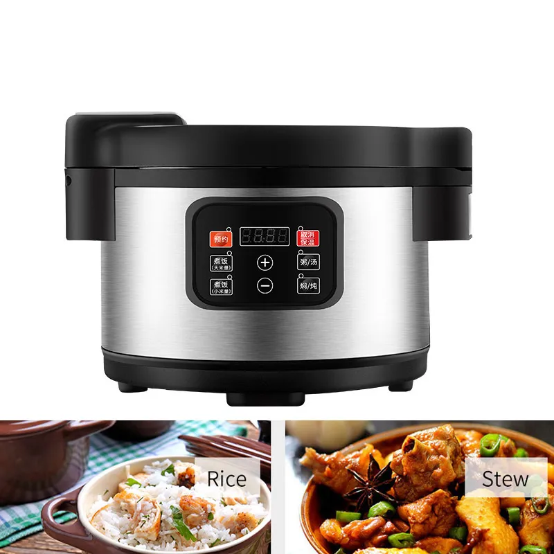 BEIJAMEI 16L 19L Large Capacity Commercial Rice Cooker Electric Steamer Cooking Pot Canteen Hotel Food Warmer Container
