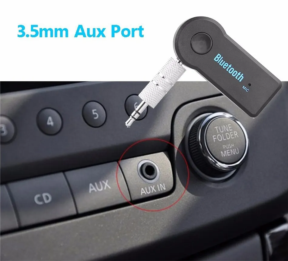 Kits adaptateurs audio auxiliaires pour récepteur Bluetooth 5.0 3,5 mm