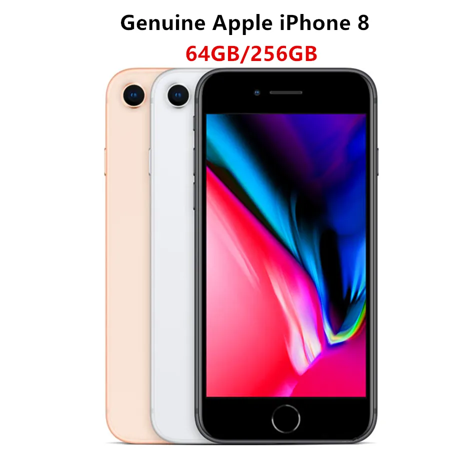 Original Apple iPhone 8 4.7 بوصة بصمة IOS A11 Hexa Core 2GB RAM 64/256GB ROM 12MP غير مؤمن 4G LTE الهاتف المحمول 1PC