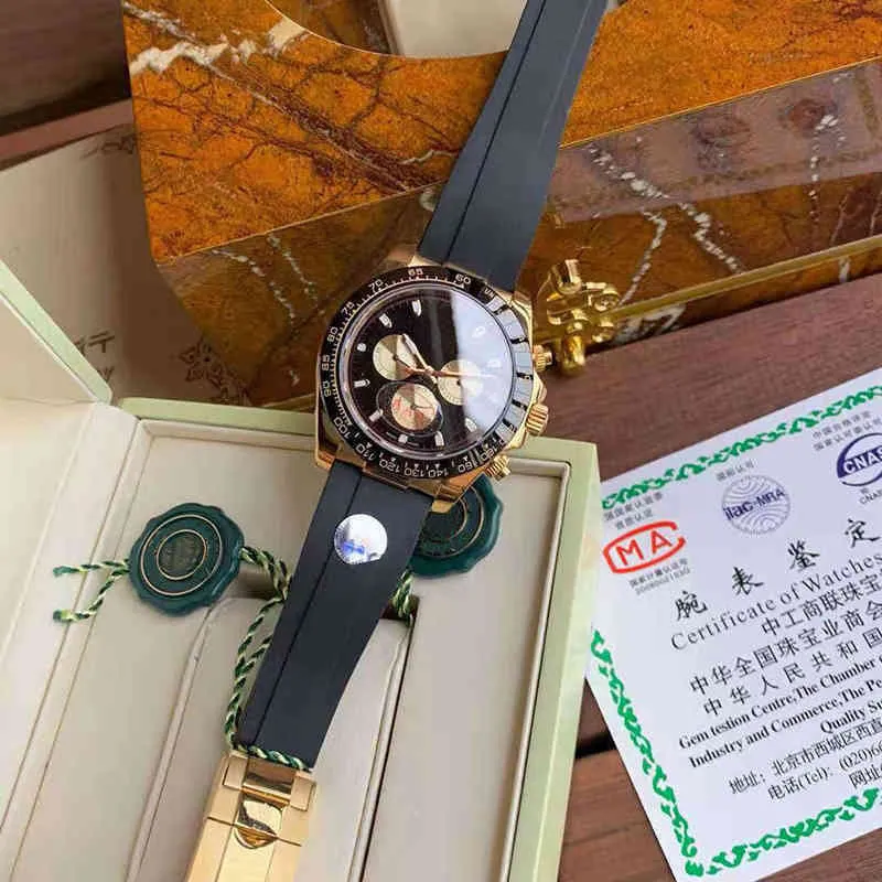 Rolesx uxury watch Date Gmt Luxury Mens Mechanical Watch Dina Lo Home Diver Original Silicone Strap Luminous Waterproof Non Swiss Brand Wris J29B