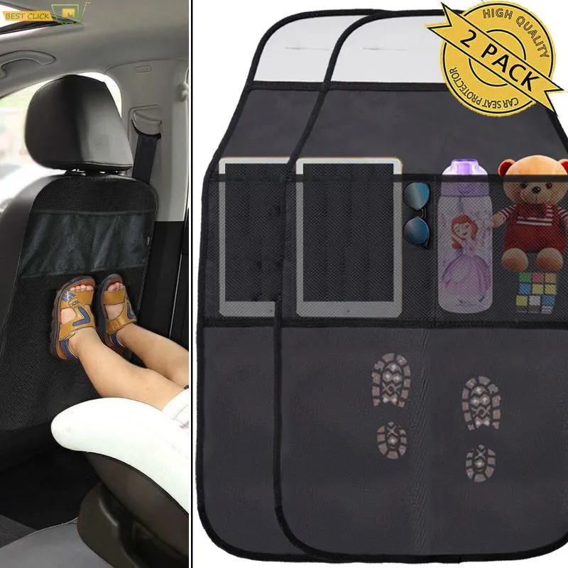 Tampas de assento de carro Tampa de protetor de costas para crianças bebês anti -lama sujeira automática de chute de tapete acessório