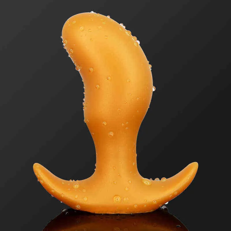 NXY DildosDongs Giocattoli sessuali anali enormi indossabili all'aperto, giocattolo per massaggio alla prostata impermeabile Buttplug per uomini 220125_voghion.com