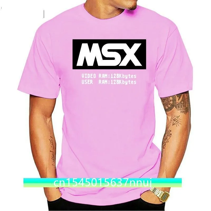 T-shirt classique pour hommes et femmes, haut MSX BIOS, 220702