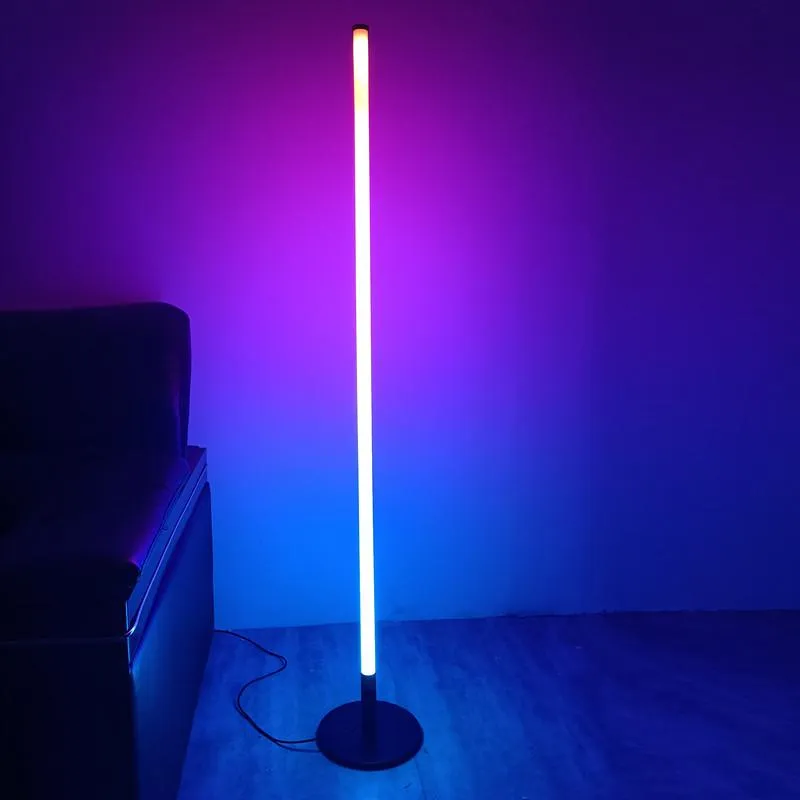 Golvlampor Lamp 360-graders lysande RGB Färgglada atmosfär Ljus Network Celebrity Rekommenderad Creative Smart Pickup Lamps Floor