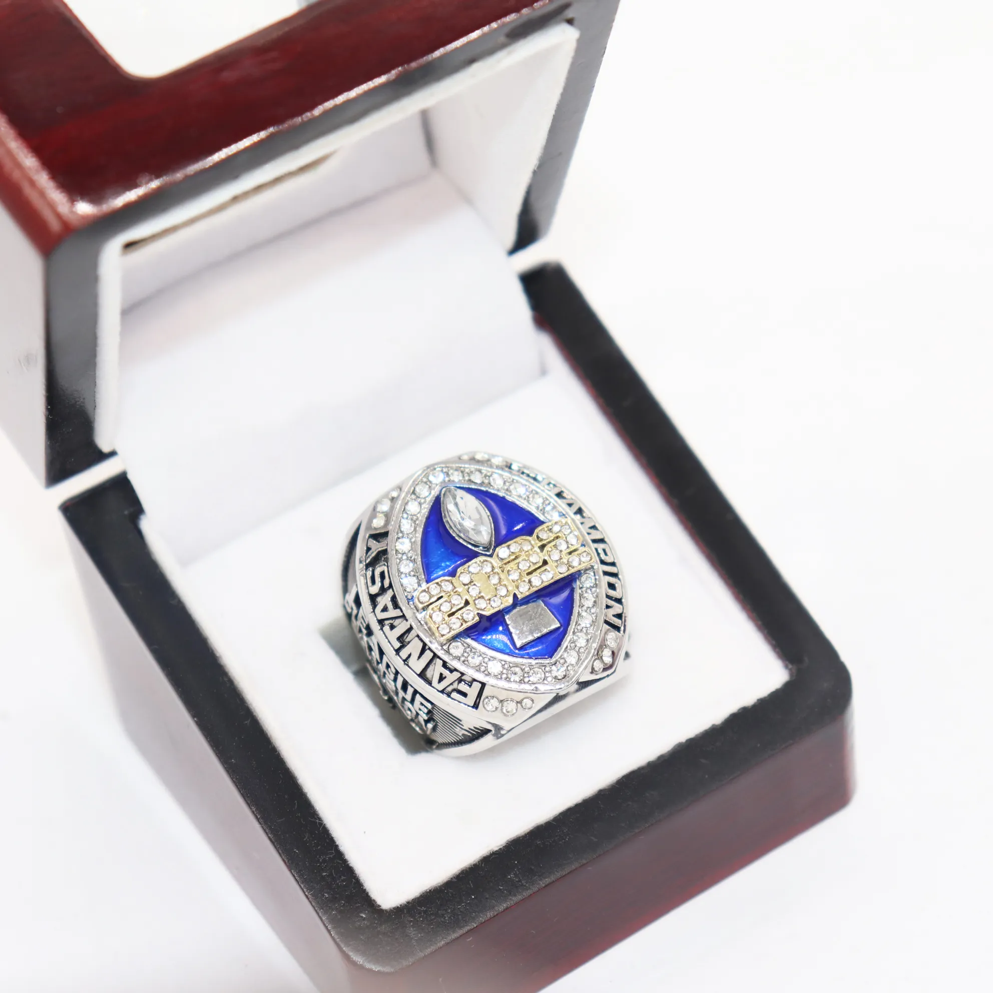 hot sales 2022 blues style fantasy football championship rings full size 8-14