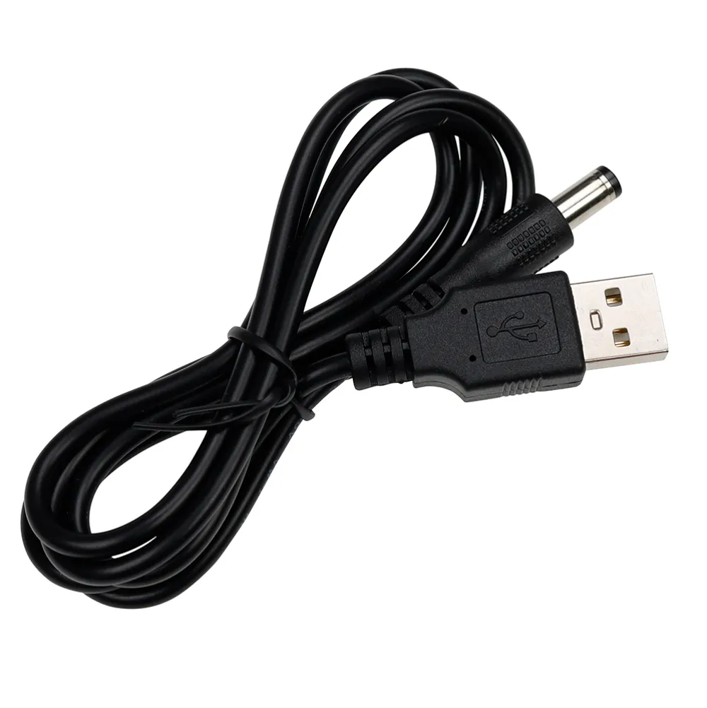 USB 2.0 اكتب من الذكور إلى DC Plug Power Contenction Cables 5.5x2.1mm Cable Cable