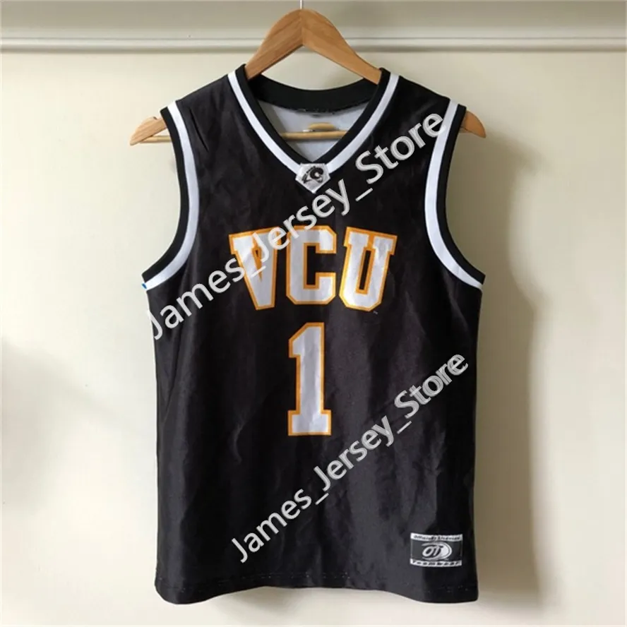 VCU Rams Stitched Basketball Jersey Polyester Embroidered Name Number Breathable Quick Dry Anti Pilling Anti Static Available in Multiple