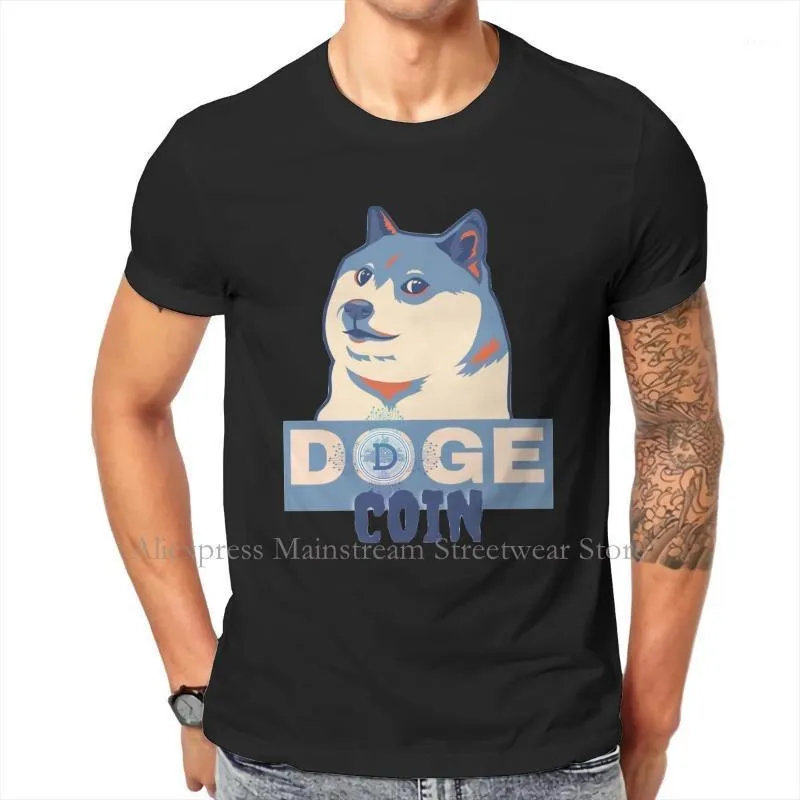 メンズTシャツTシャツMen 2022 Dogecoin Cryptopunk NFTブロックチェーンソフトレジャーティーTシャツ高品質トレンディな緩い