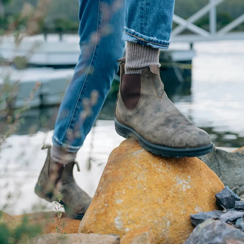 Hommes En Cuir Martin Bottes Haut De Gamme Mode Hiver Chaud Neige