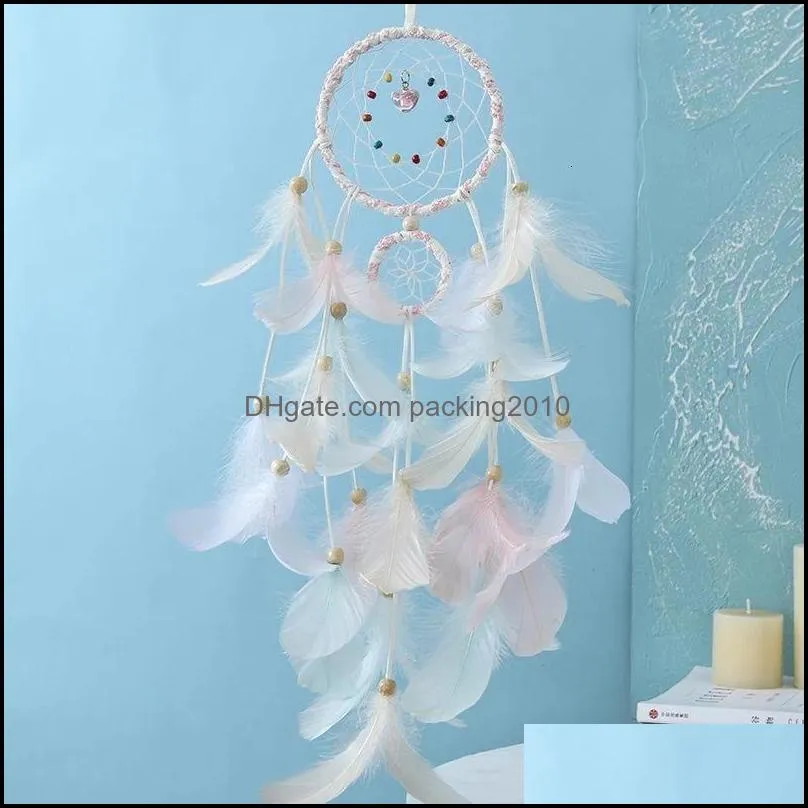 DreamCatcher Dream Catchers Novelty Items Hanging DIY Decoration wind chime Home Girls Room nursery Kids Wall Ornaments Led Dreamcatchers for