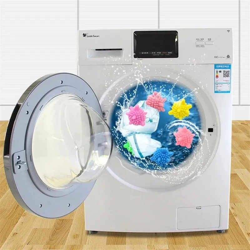 Sublimering Tvättservice Produkter 1PCS Magic Solid Launds Boll Återanvändbar Dekontamination Rengöring Anti-Tangle Tvättmaskin Tvättkula