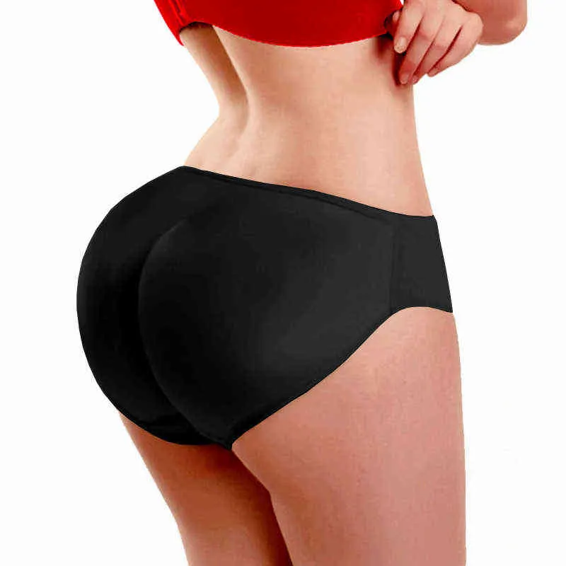 Seamless Butt Lifter Padded Underwear Shapewear Women Dress Control Panties  Waist Trainer Body Shapers Sexy Big Ass Hip Enhancer L220802