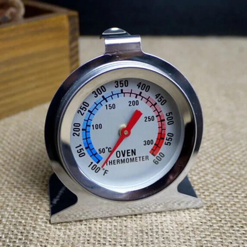 Food Meat Temperature Stainless Steel Gauge Gage Thermometer Kitchen Cooker Baking Supplies Stand Up Dial Oven Thermometer