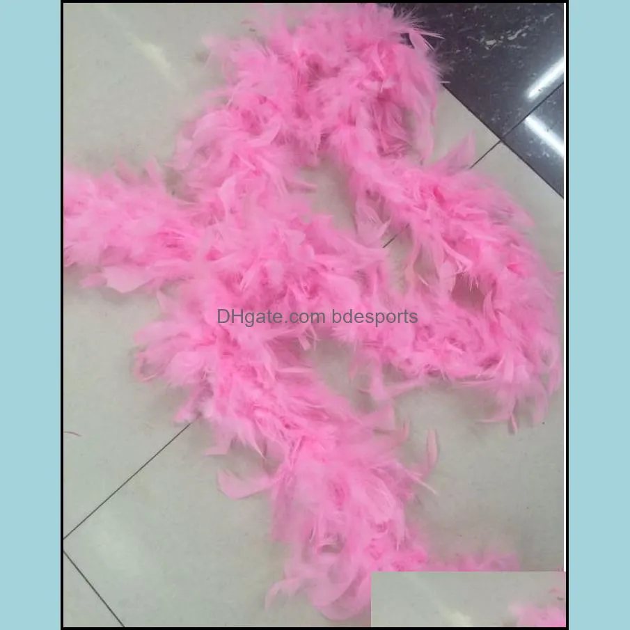 Other Event Festive Party Supplies Home Garden Drop Delivery 2021 Turkey Large Chandelle Marabou Feather Boa Wedding Ceremony Boas White
