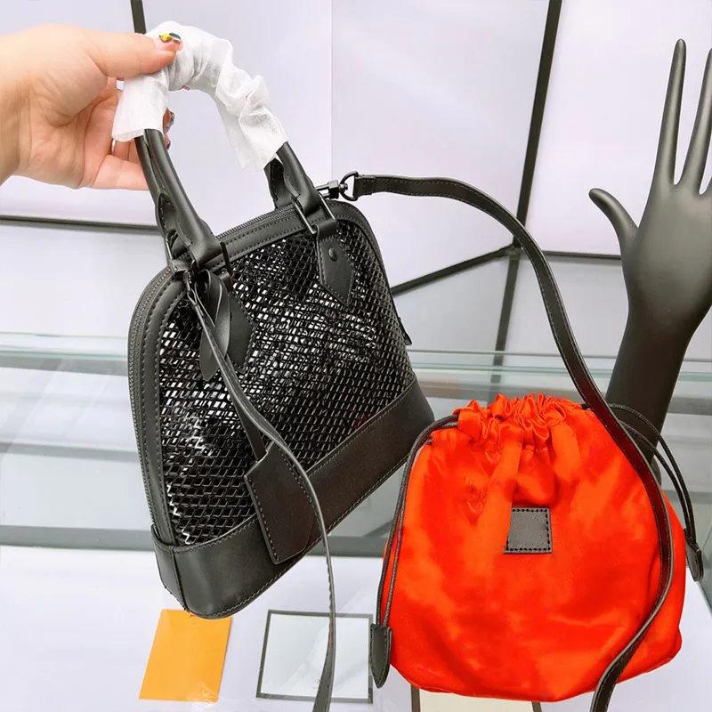 Designer Alma Borse A Tracolla Moda Donna Luxurys Nero Rosso Sac