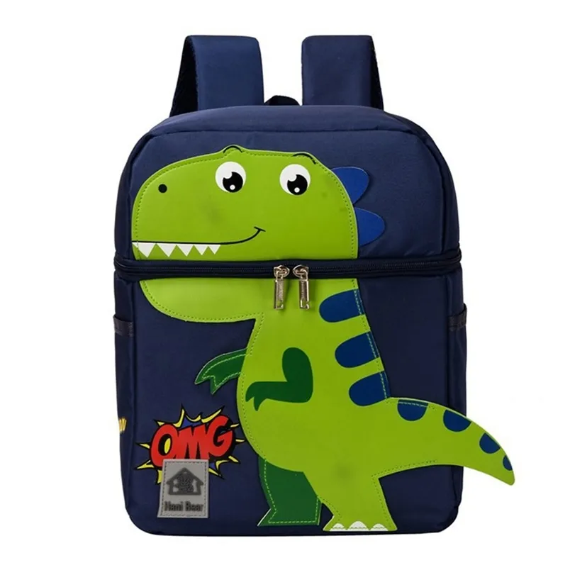 borsa da scuola Il dinosauro del fumetto è lo zaino del ragazzo moda scuola materna ragazze bambino bambini ragazzo 220707