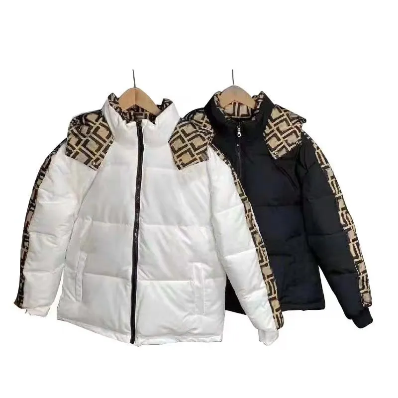 2022 Heren Designer Donsjacks Winter Nieuwste katoenen damesjassen Parka's Mode Outdoor Koppels Zwart en wit Verdikking Warme jassen Tops