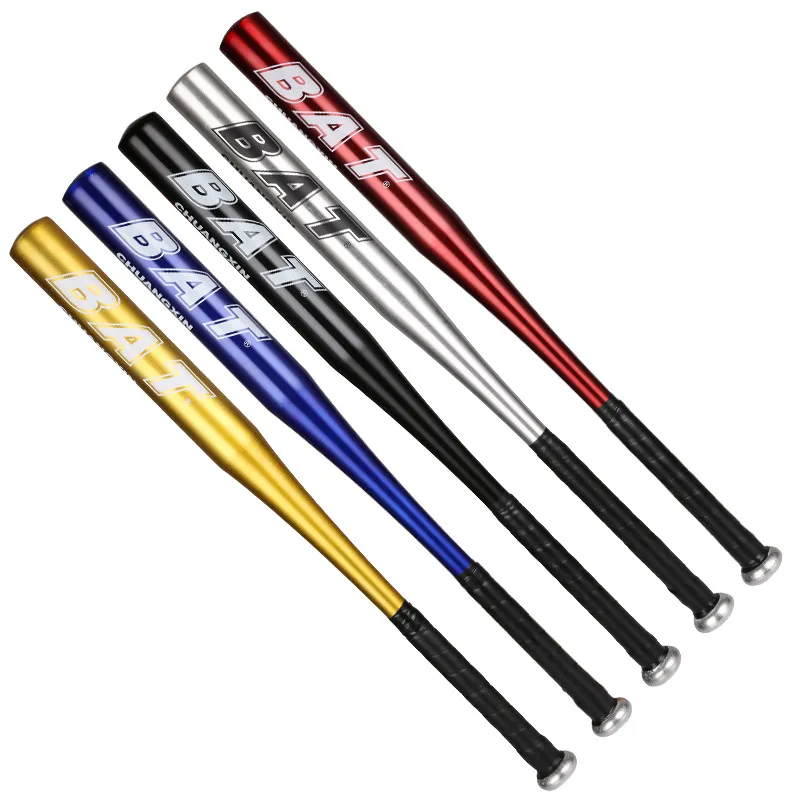 High Strenght 20 Inch Aluminum Baseball Bat Hard Ball Black Blue Red