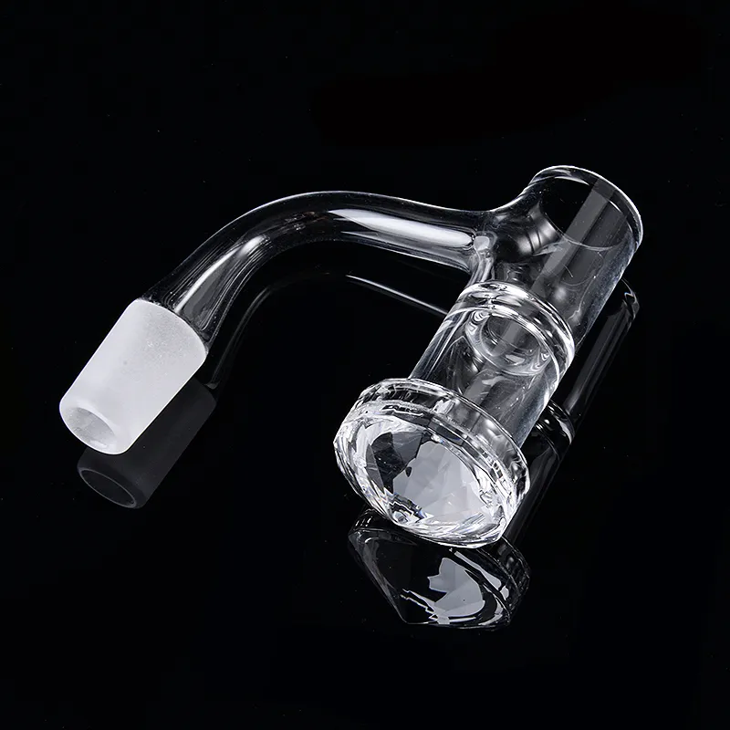 Naadloze volledig laskwarts banger diamanten bodem roken accessoires Quartz Bangers nagel 45 90 graden 10 mm 14 mm mannelijke gewrichtsnagels DAB Rig voor glazen bong