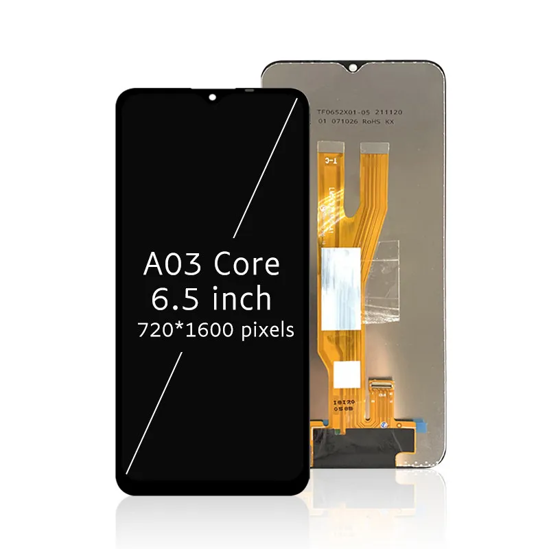 Samsung Galaxy A03 Core LCD A032 A032F 프레임과 디지털 어셈블리 교체를위한 OEM 화면 패널