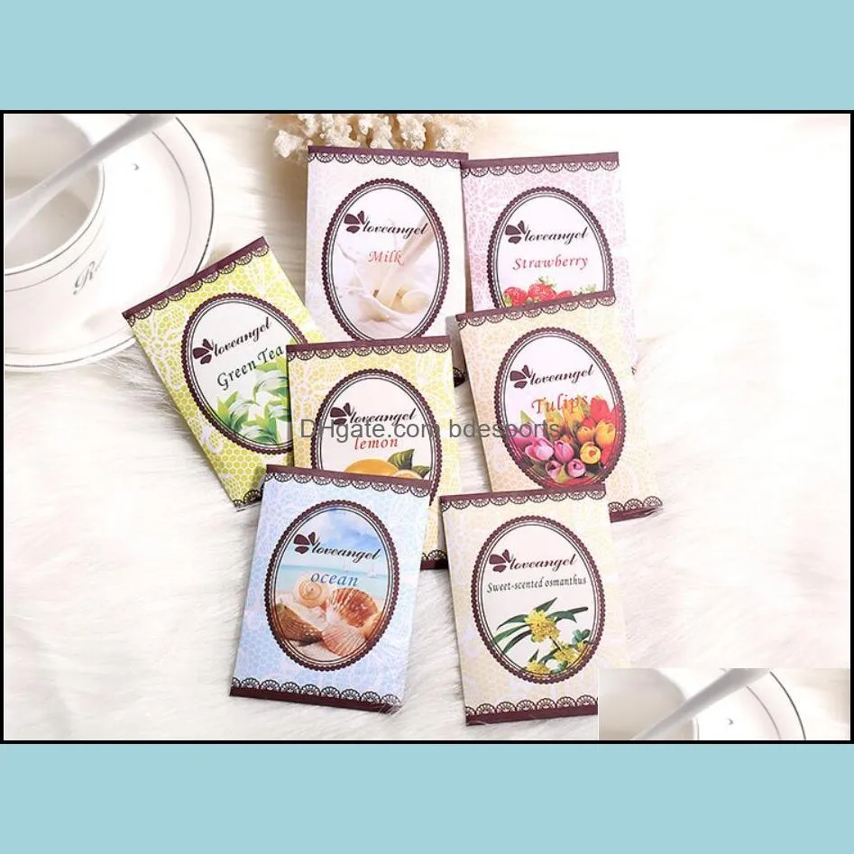 New Natural multi-functional air freshener sachet for homes car mini scent bag different fragrances bags Rose Lemon Violet Free