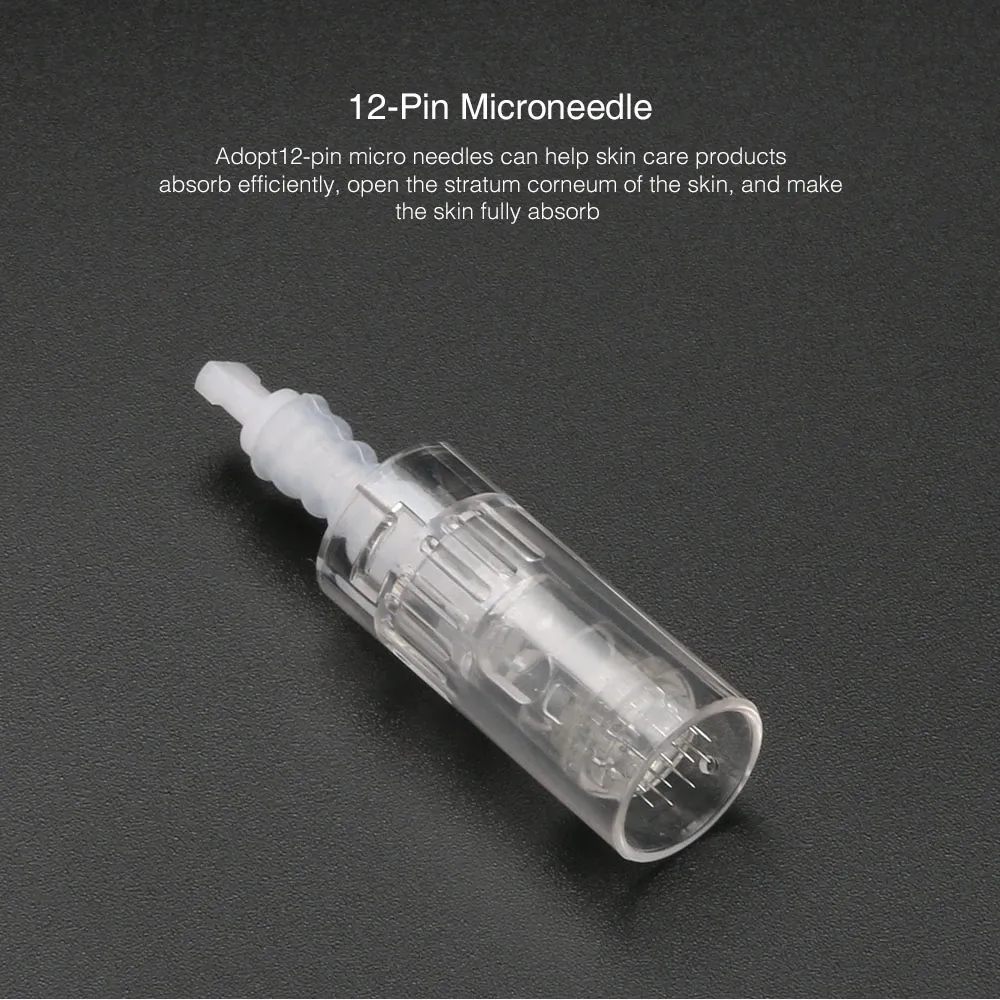 100/50/15 Pcs Screw Needle's Cartridge 1/3/5/7/9/12/24/36/42 Pin Nano Tips For Derma Skin Pen Bulk Price Micro Tattoo Needles Microneedles scar removal Dr pen tip on sale