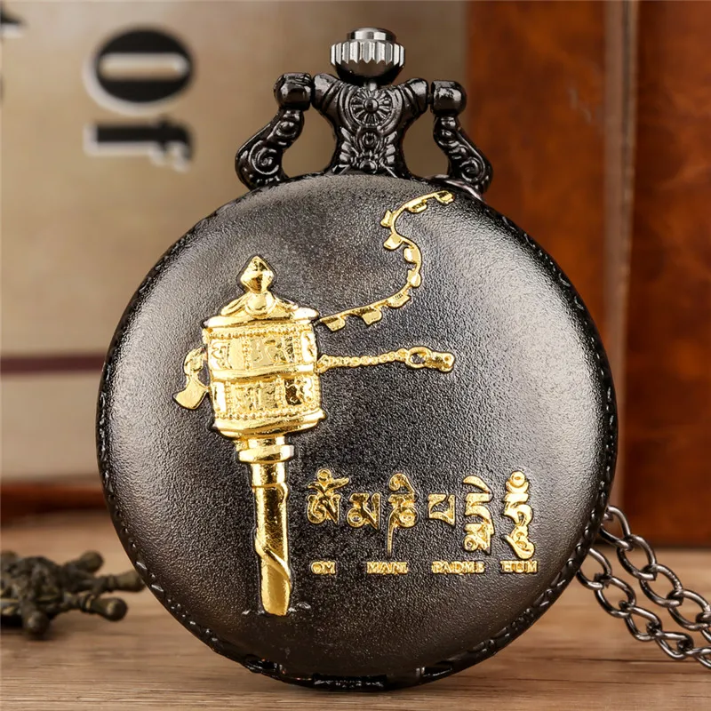 Steampunk Pocket Watch Handbell Pełny Hunter Design Men Men kwarcowy zegar analogowy z