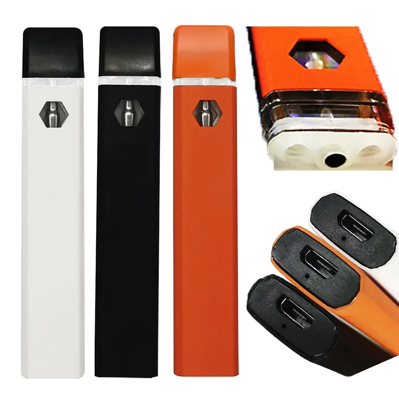 1.0ml Disposable Vape Pen Thick Oil Carts E Cigarette Pod USB