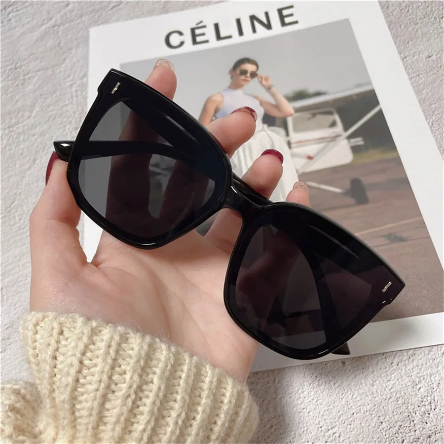 Square Large Frame Sunglasses Women Fashion Trend Glasses Polarized UV Protection Men Eyewear 2022