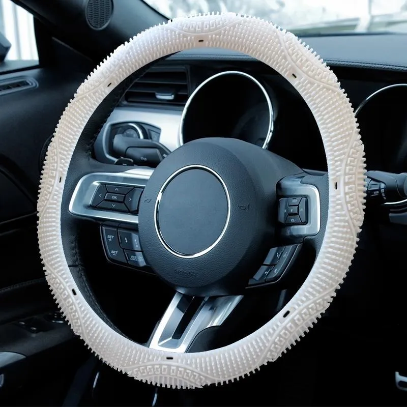 Steering Wheel Covers Wholesale Custom Silicone Cover Car Luminous Accessories Safety Slip Protection For WrapSteering