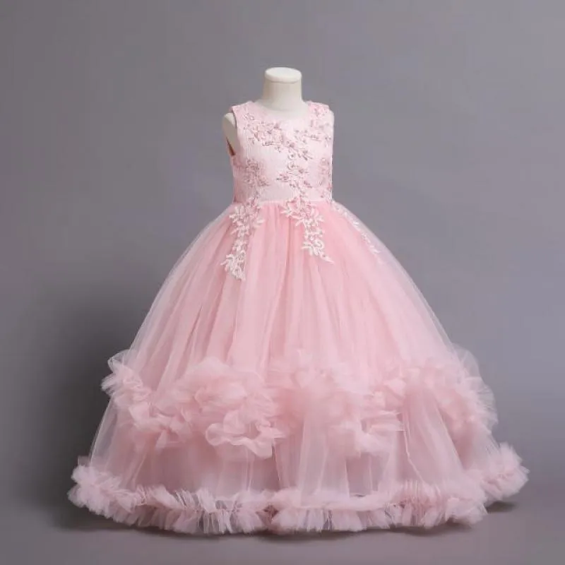 Vestido Formal De Renda De Dama De Honra Para Adolescente