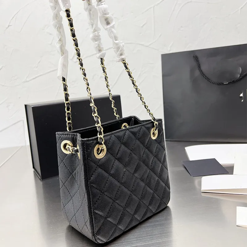 New Fashion Bucket Bag Lychee Pattern MINI Totes French Designer Handbag Leather Bag Women`s One Shoulder Crossbody Purses Luxury Wallets Backpack