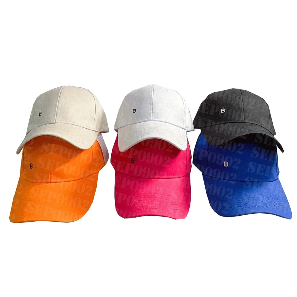 Broderie lettre Snapbacks chapeau hommes femmes Style décontracté chapeaux printemps été couleur unie casquette Couple crème solaire casquettes