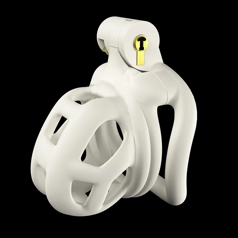 Ringe Harz Männliche Keuschheitsgürtel Cobra Käfig Mit 4 Ring Sleeve Lock Bondage Gürtel Fetisch Sex Spielzeug Für Männer 220923_voghion.com