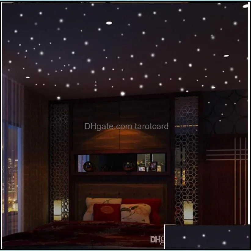 Hot Sales 407Pcs Glow In The Dark Star Wall Stickers Round Dot Luminous Kids Room Decor Vinilos Decorativos Bedroom Decoration.