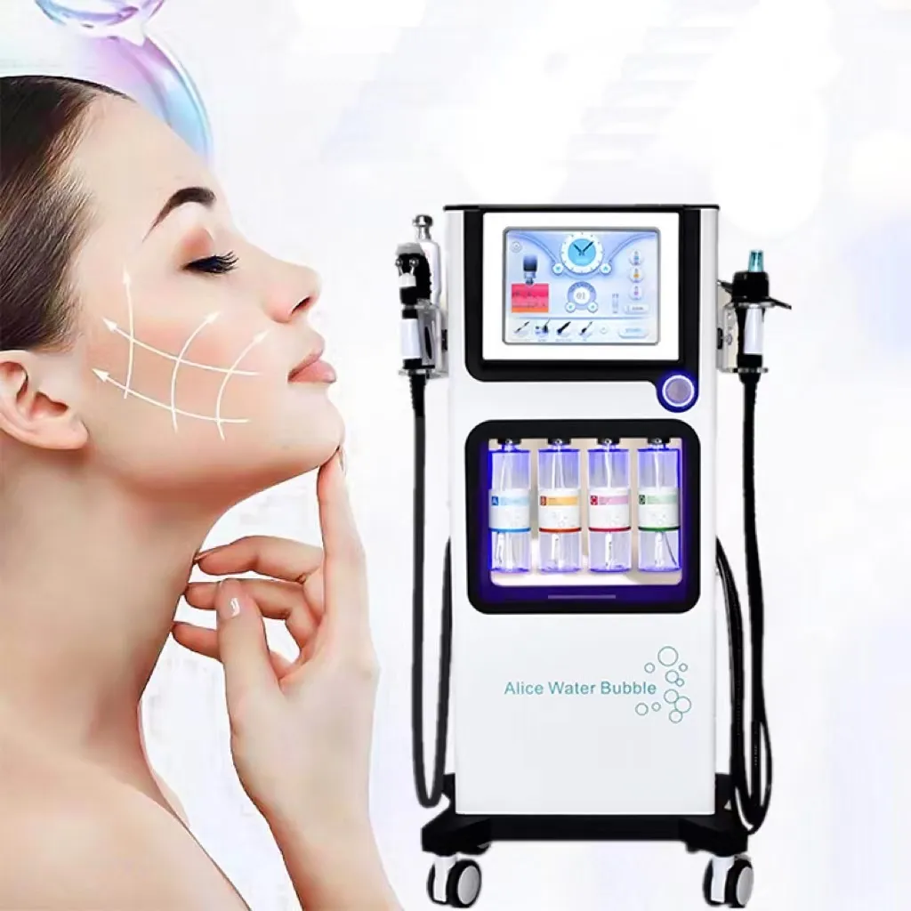 Microdermabrasie Schoonheid Apparatuur Alice Super Bubble Huidverjonging Verhelderende Lifting Stevigheid Verjonging Machine Aanscherping