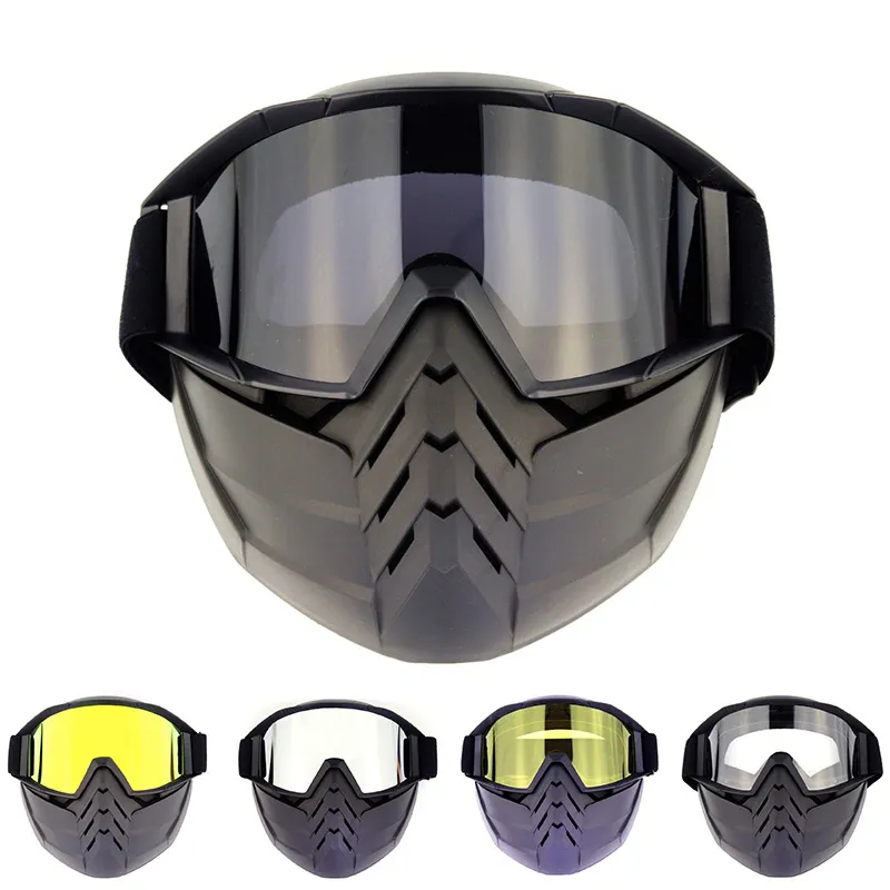 2022 Nouveau style Lunettes d'extérieur Équipement de protection de moto Casque croisé flexible Masque facial Lunettes coupe-vent de motocross Lunettes de VTT Protection UV Lunettes de soleil