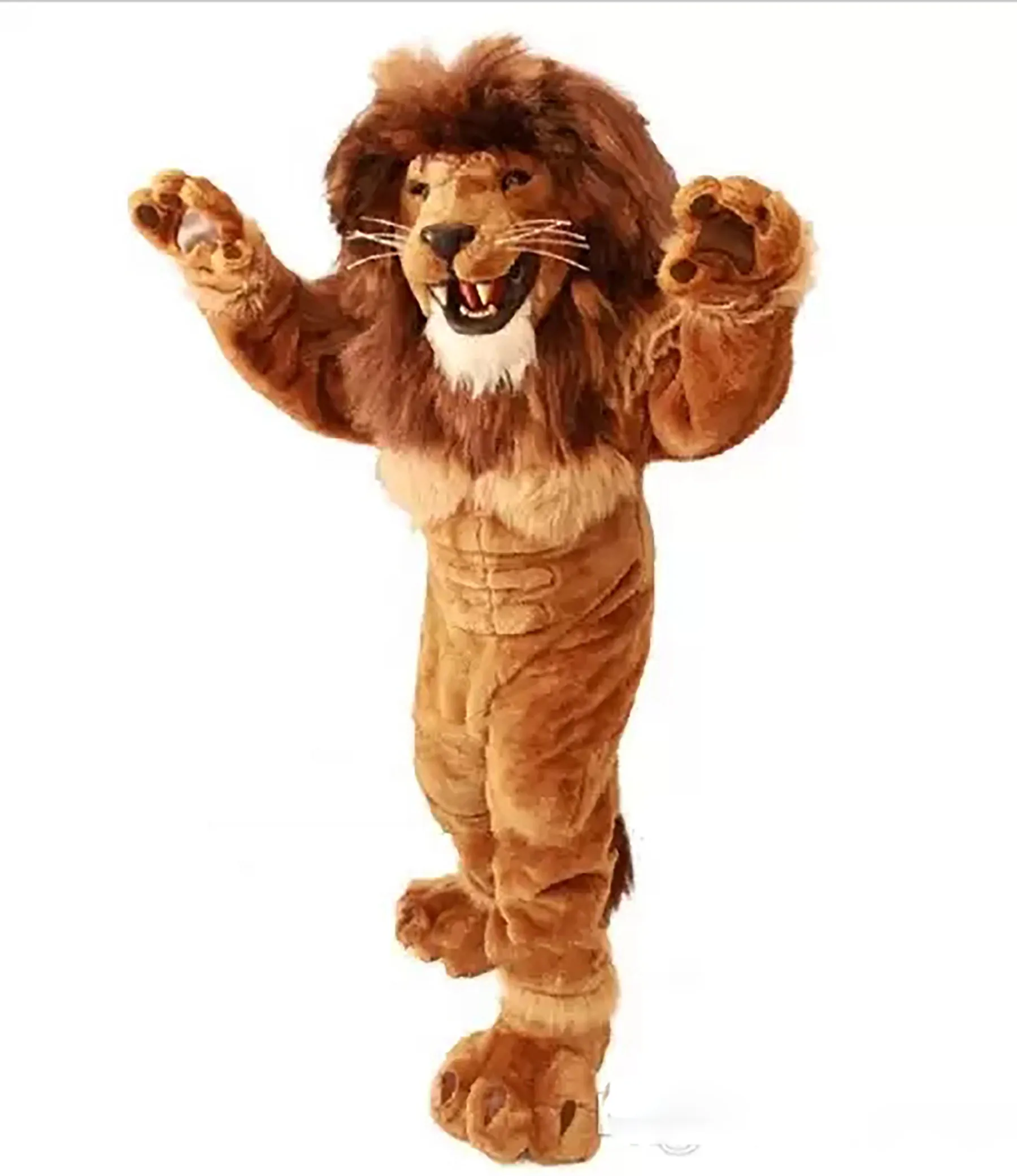 Adult Lion Chewbacca Mascot Costume Perfect For Carnival Parties