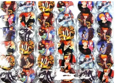 48 Pcs / Set BLEACH Kid Cartoon Anime Broches Pin Badge 45MM 4.5CM Cadeaux pour Amis Bijoux En Gros