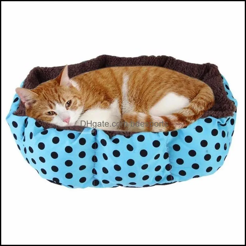 Super Cute Soft Cat Bed Winter House for Cat Warm Cotton Dog Pet Products Mini Puppy Pet Dog Bed Soft Comfortable Pet Sofa #H008